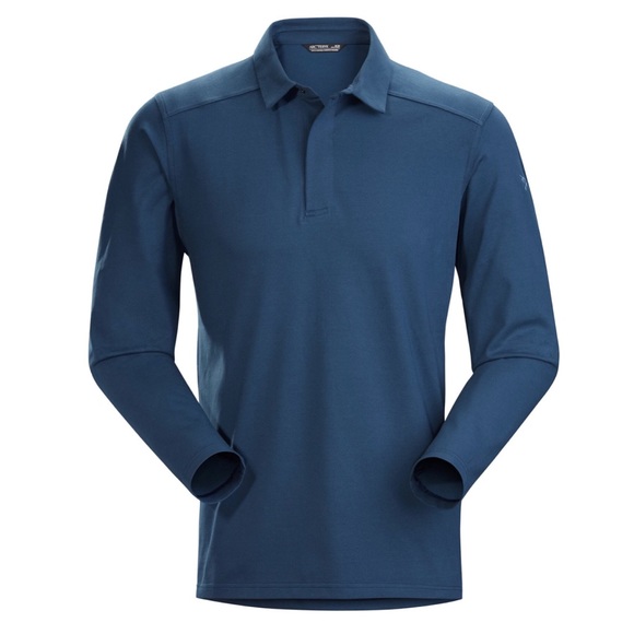 Arc'teryx Other - Arcteryx Cosmic Navy Captive Long Sleeve Polo XL